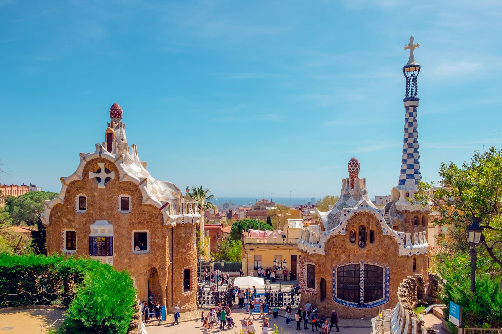 Barcelona cityscape with Sagrada Familia