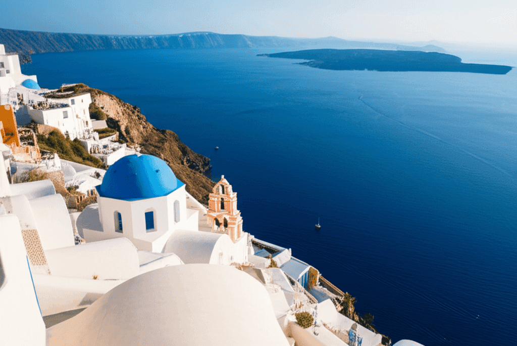 Santorini coastline